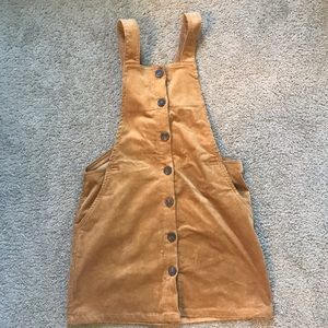 Roolee Boutique Corduroy Camel Color Dress